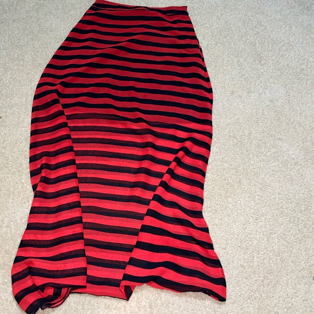 Maxi Red with Black Skirt